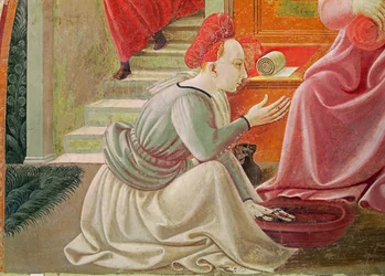 Die Geburt der Jungfrau (Detail)