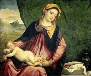 Madonna mit schlafendem Kind