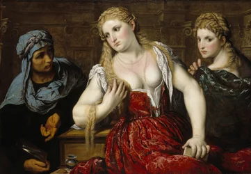 Venezianische Frauen bei ihrer Toilette