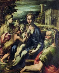Madonna mit dem heiligen Zacharias, ca. 1527-30