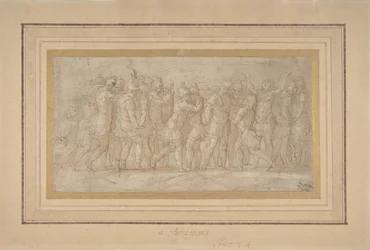 Römische oder griechische Krieger feiern nach einem Sieg, 1503-1540