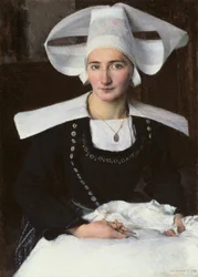Frau aus der Bretagne, 1886