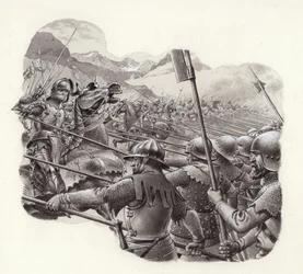 Schweizer Infanterie im 15. Jahrhundert
