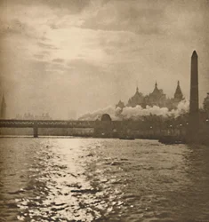 Wo die Eisenstraße nach Dover den Fluss kreuzt, ca. 1935