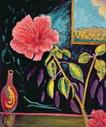 Hibiskus mit Vase