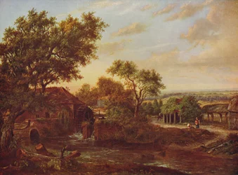 Die Wassermühle, Carshalton, 1830, um 1915