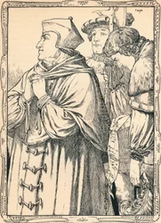 Die Verhaftung von Kardinal Wolsey, 1902
