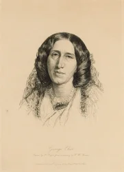Porträt von George Eliot 1819-1880