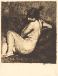 Der Federkopfschmuck Le turban à aigrette, 1901