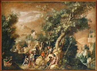 Ruinen und Figuren