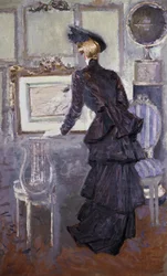 Daisy, Prinzessin von Pless im Atelier des Künstlers, 1907