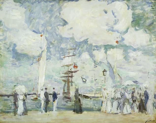 Hafeneinfahrt in Deauville