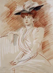 Madame Helleu mit Hut