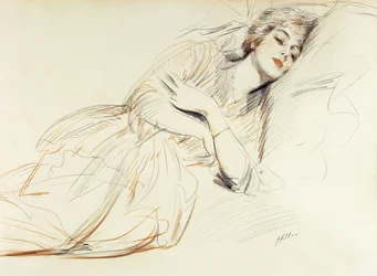 Liegende Frau
