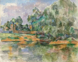 Ufer der Seine bei Médan