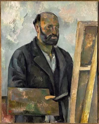 Paul Cézanne, Selbstporträt mit Palette