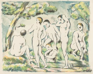 Die Badenden (kleine Platte)