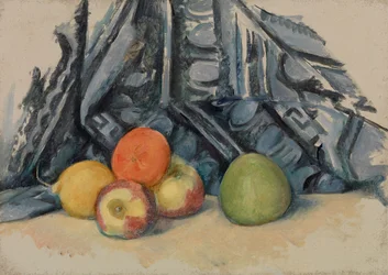 Äpfel und Tuch