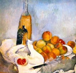 Flaschen und Äpfel, ca. 1870-1906