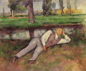 Ruhender Junge, ca. 1887