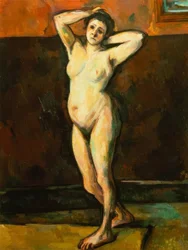 Stehender weiblicher Akt