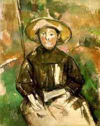 Mädchen mit Strohhut, 1896