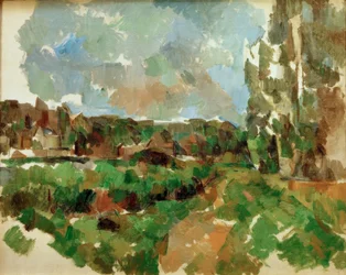 Landschaft am Flussufer