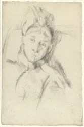 Porträt von Hortense Cézanne-Figuet, der Frau des Künstlers
