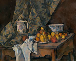 Stillleben mit Äpfeln und Pfirsichen, ca. 1905