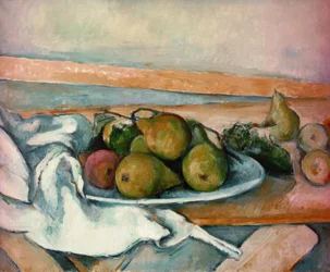 Stilleben mit Birnen