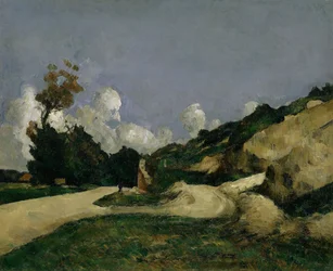 Die Landstraße, um 1871