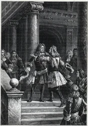 Vertrag von Rastatt - Prinz Eugen von Savoyen und der Marschall de Villars (Kommandeure der gegnerischen Streitkräfte im Spanischen Erbfolgekrieg) - Spanischer Erbfolgekrieg (1701 bis 1714) - Vertrag von Rastatt - Das Treffen von Marschall de Villars und E