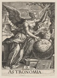 Tafel 7: Astronomia, aus Die sieben freien Künste, ca. 1628-66