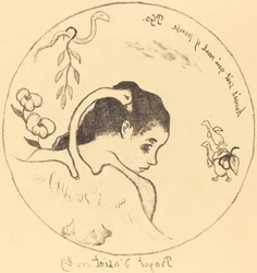 Entwurf für einen China-Teller, 1889