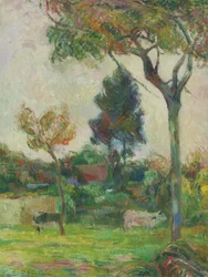 Deux vaches au pré