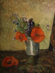 Sommerblumen in einem Becher
