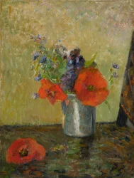 Sommerblumen in einem Becher