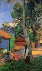 Hütten in Martinique, 1887