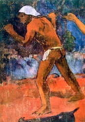 Szene aus dem tahitianischen Leben (Detail), 1896