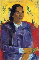 Tahiti: Vahine No Te Tiare (Frau mit einer Blume), Paul Gauguin (1891)