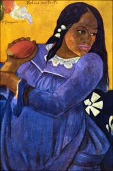 Tahiti: Vahine No Te Vi (Frau mit Mango), Paul Gauguin, 1892