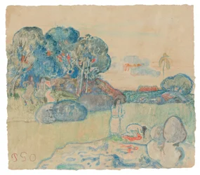 Tahitianische Landschaft