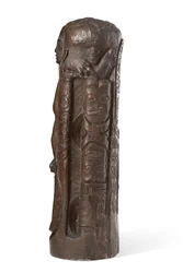 Tahitischer Totem zu Christus am Kreuz, nach 1894