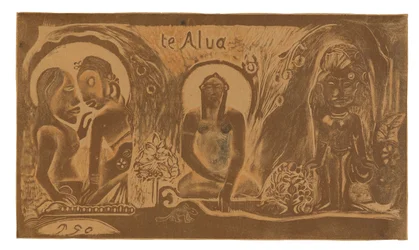 Te atua (Der Gott), aus der Noa Noa Suite