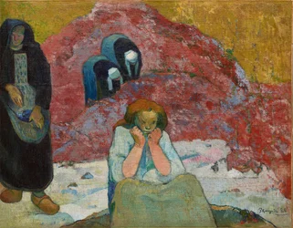 Die Weinlese, menschliches Elend, 1888