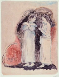 Zwei stehende tahitianische Frauen, 1894