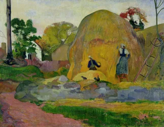 Gelbe Heuhaufen oder Goldene Ernte, 1889