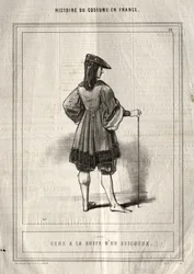 Histoire du Costume en France: Leute im Gefolge eines Herrn