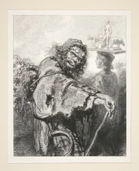 Der Mensch frisst die Schafe wie der Wolf, blökt wie das Schaf und rührt alles an... Elend und Strick!