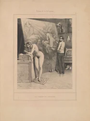 Die Frau des Malers, aus der Serie Szenen des intimen Lebens